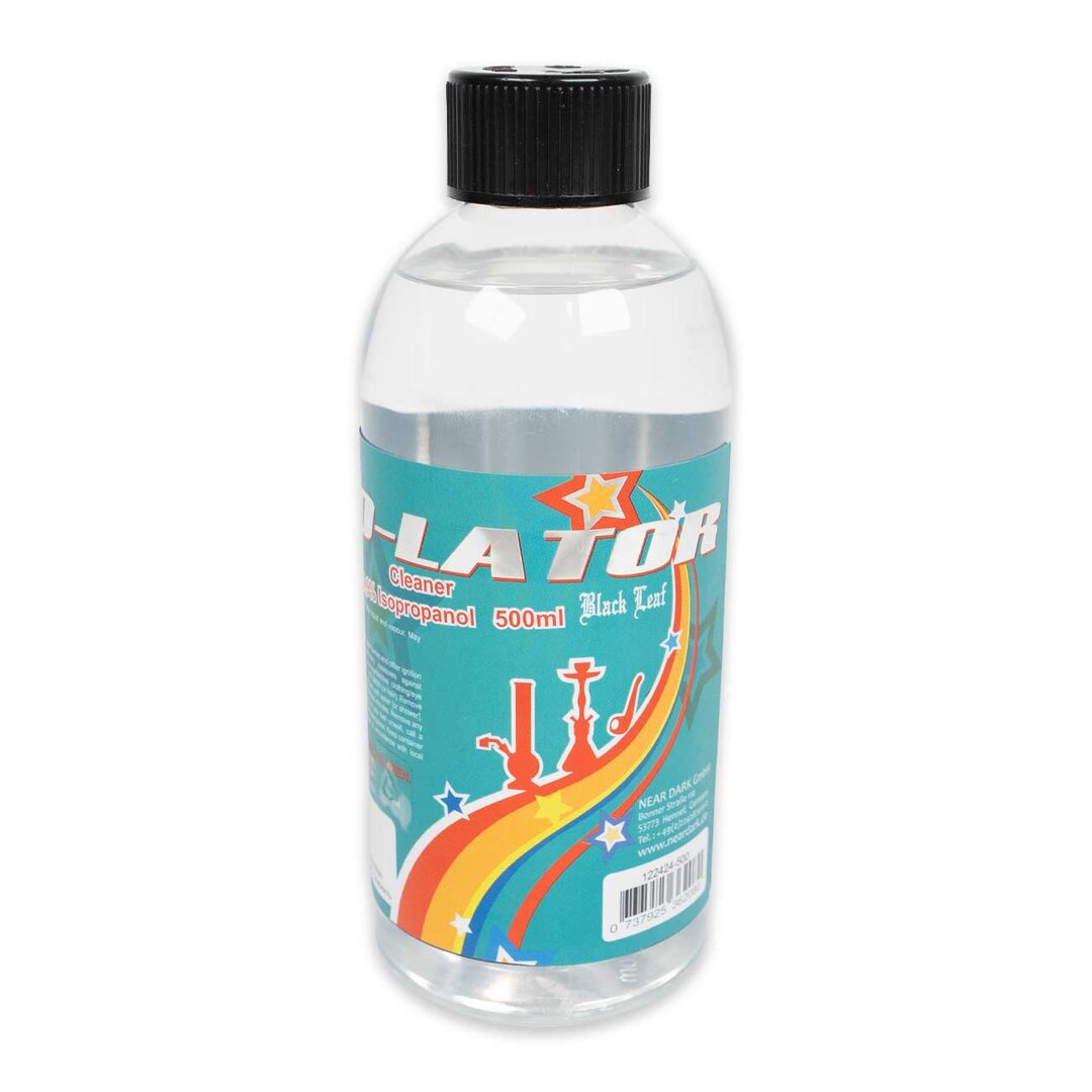 Black Leaf ISO-LATER isopropanoli 99,9% 500ml – tehokas lasibongin puhdistusaine.