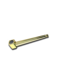 Tyylikäs musta Roller Hand Pipe -käsipiippu avattuna, paljastaen magneettisen kiinnityksen ja syvennetyn yrttikammion.