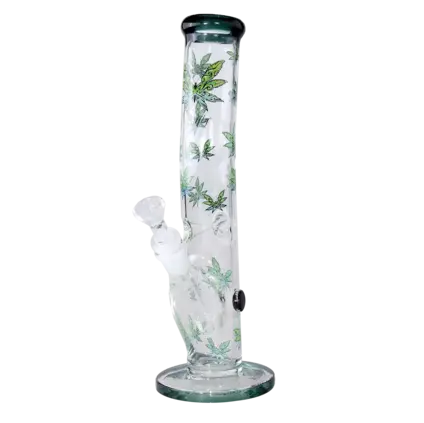 Black Leaf Leaffly Cylinder Bong Ice Bent, alle 35cm lasibongi.