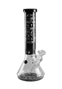 Black Leaf Hieroglyph Bong 7mm 35cm lasibongi