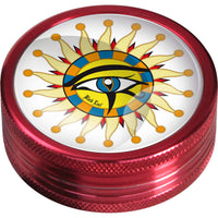 Black Leaf Grinder 2part Horus Eye musta metalligrinderi