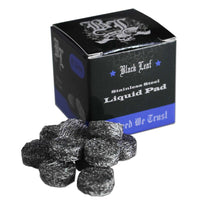 Black Leaf Stainless Steel Liquid Pads oljytyynyt vaporisaattoriin 12mm 10 kpl Kaninkolo verkkokauppa