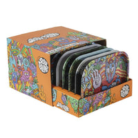 SOUL BLIME Rolling Tray Illustrations värikäs metallinen väsäysalusta 180x140 mm - Kaninkolo verkkokauppa