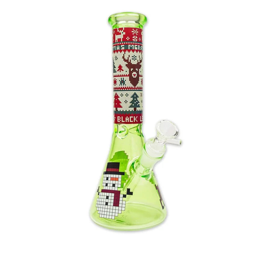 Black Leaf Icebong CHRISTMAS VIBES green 38cm jääbongi - Kaninkolo verkkokauppa