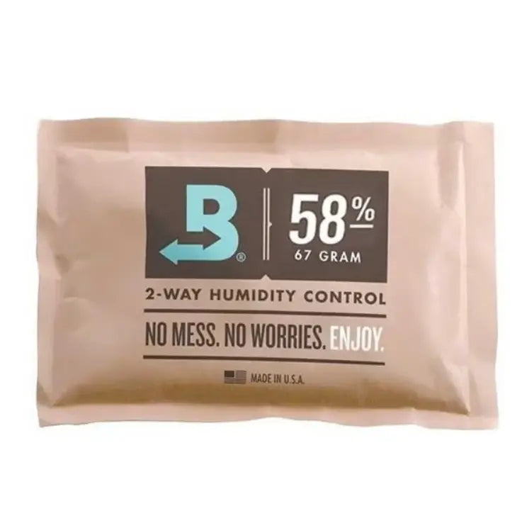 Boveda 58% RH 67g 2-suuntainen kosteudensäätäjä yrttien ja CBD-kukan säilytykseen
