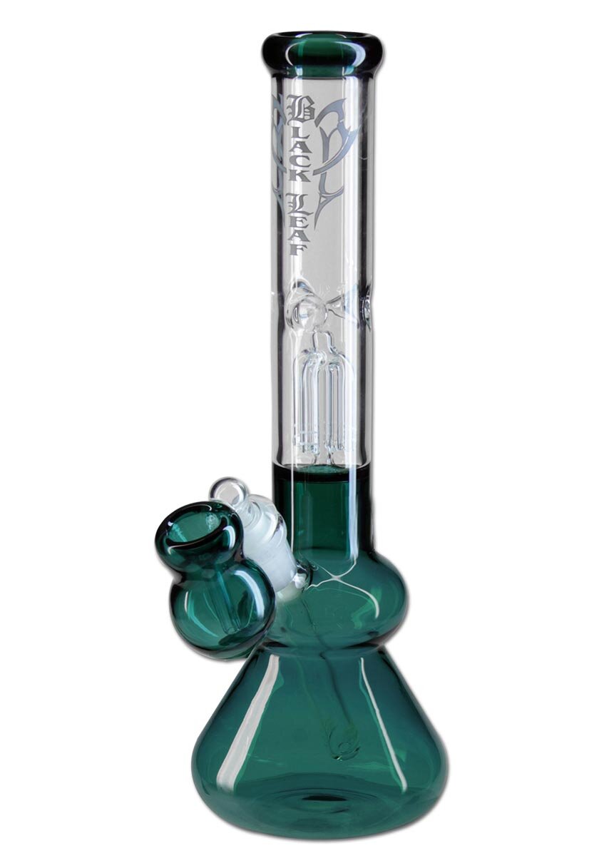 Black Leaf Fly Ice Bong aqua akvansiuninen jääbongi 4-haaraisella perkolatorilla 40 cm - Kaninkolo verkkokauppa