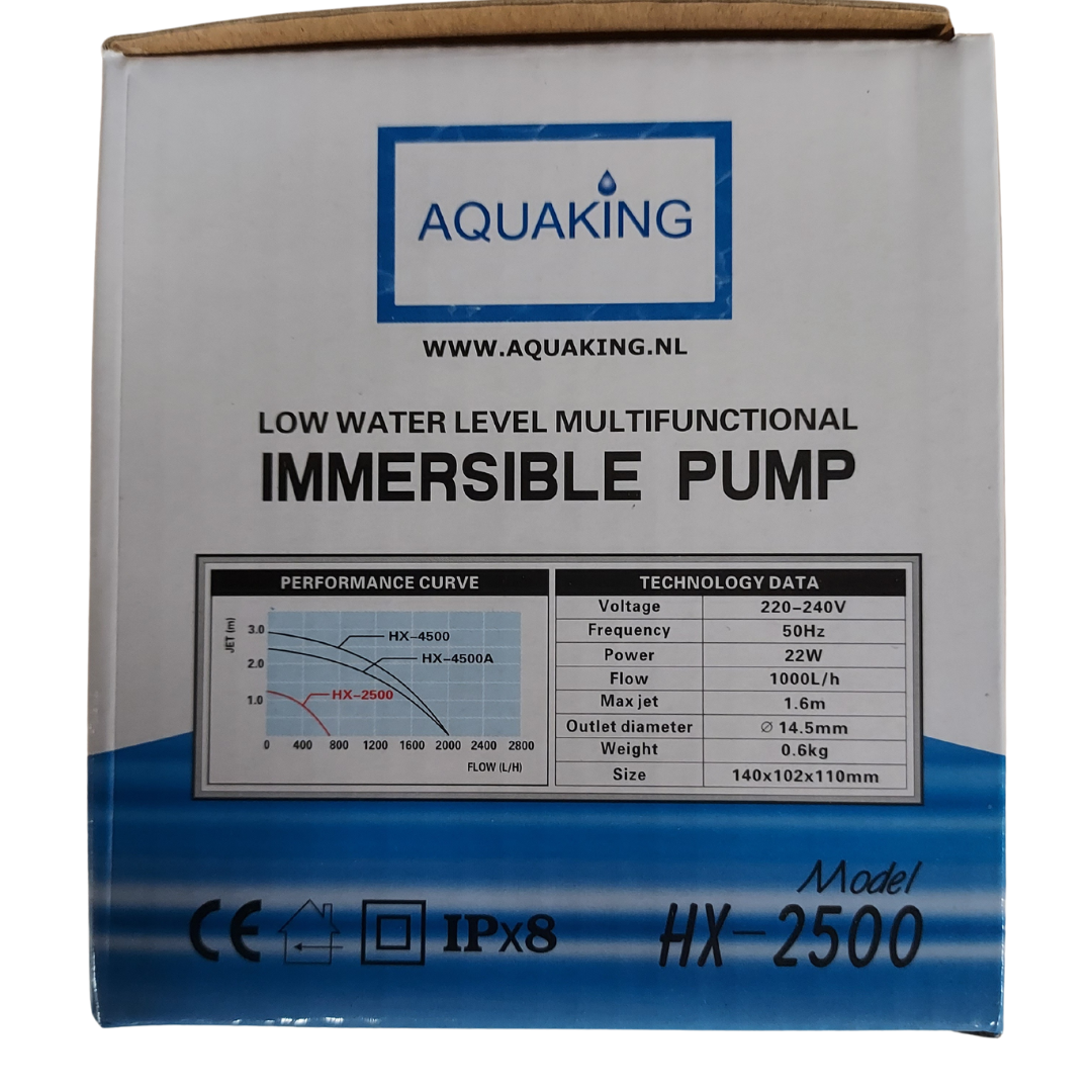Aquaking HX2500 Vesipumppu 1000l/h