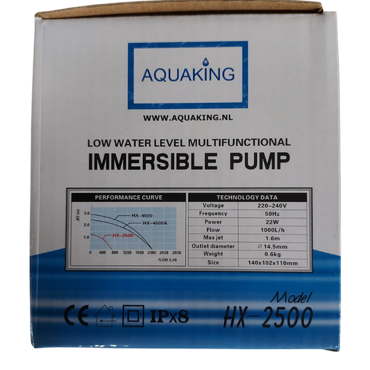 Aquaking HX2500 Vesipumppu 1000l/h