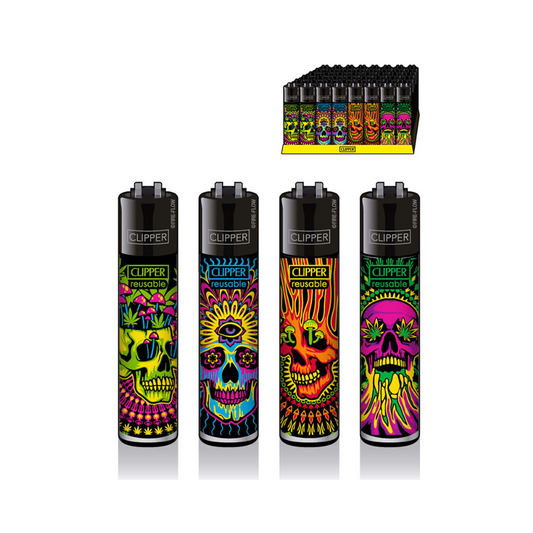 Clipper"TRIPPY SKULLS"