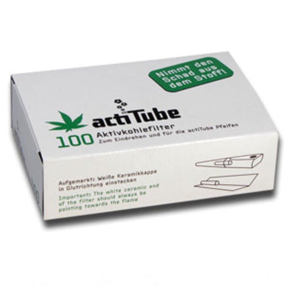 Actitube 100kpl säästöpakkaus 8mm Standard aktiivihiilifilttereitä