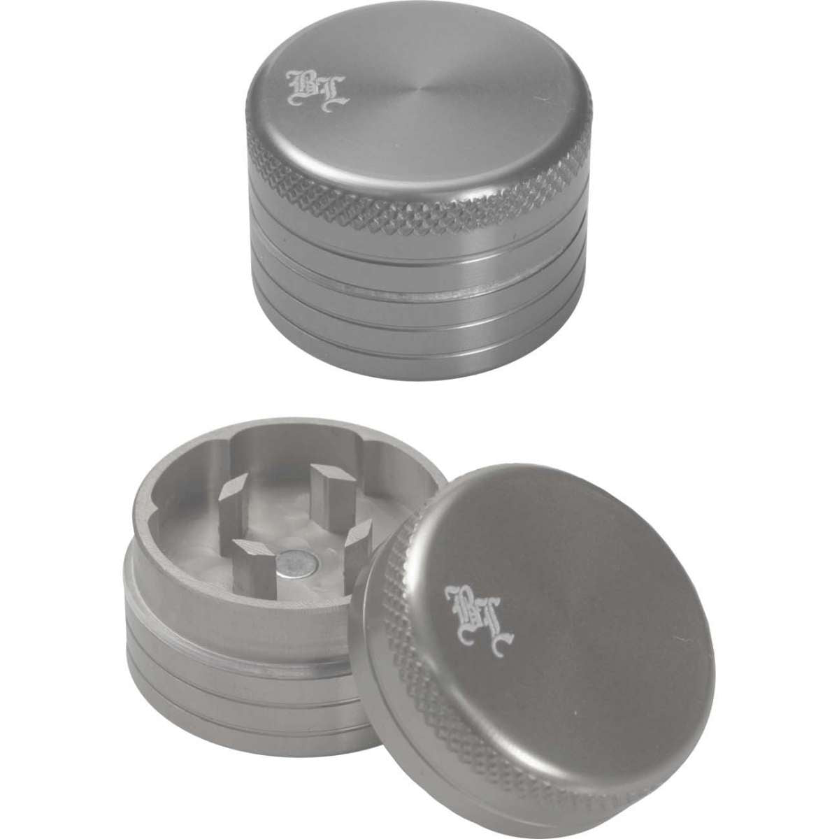 BL Aluminium Grinder Mini 2 – part silver yrttimylly