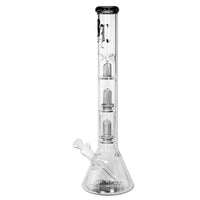 BL Beaker Ice Bong 2x Ufo Percolator Titan lasibongi