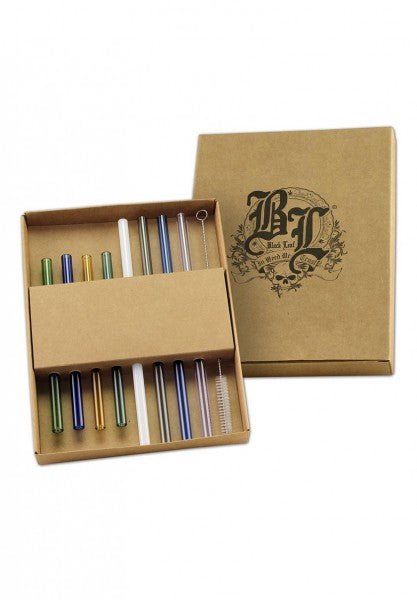 BL Drinking Straw Set lasipillit kahdessa pituudessa