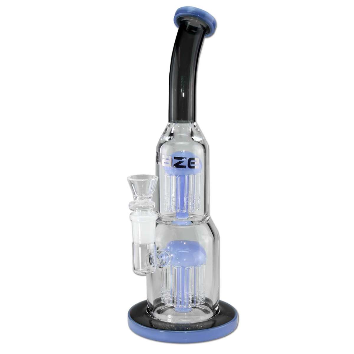 Blaze Glass 2x Tree Perco lasibongi musta-sininen