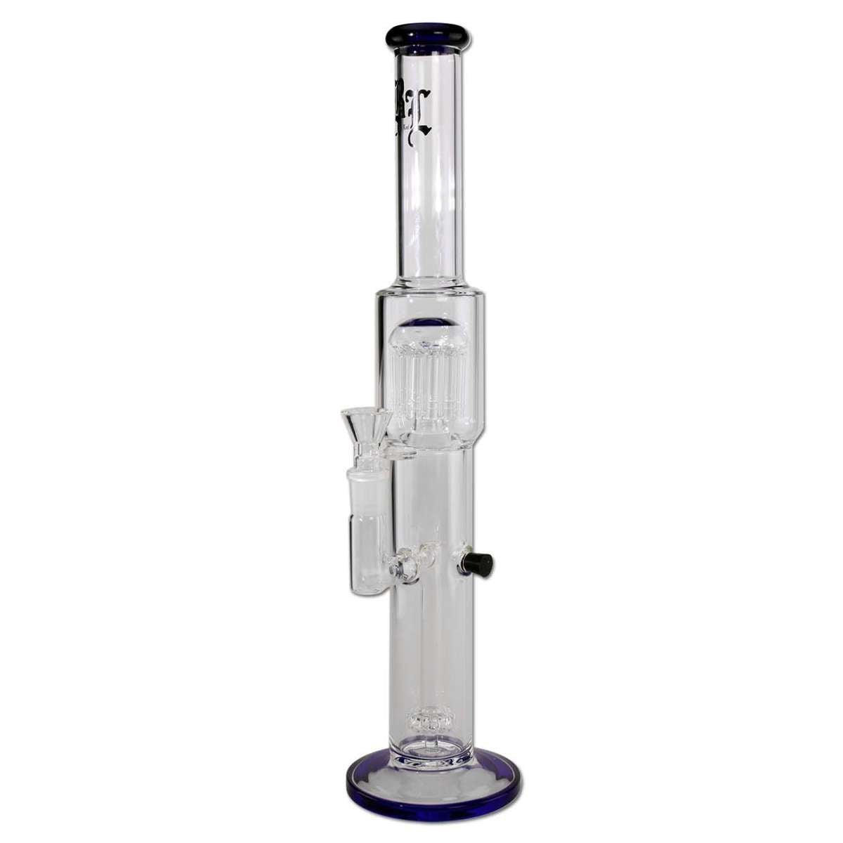 BL Glass Bong Drum + Tree Percolator sinisillä yksityiskohdilla