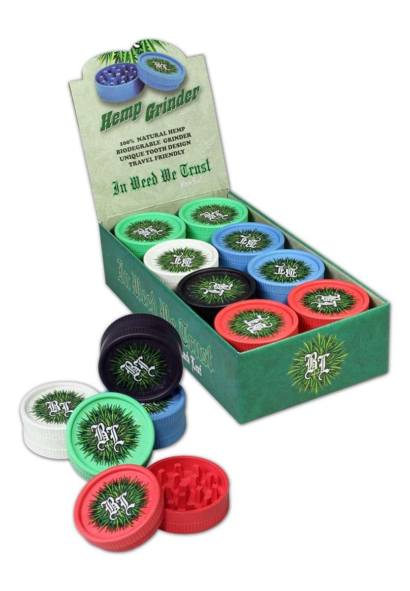 BL' Grinder 2 hamppukuitu-yrttimylly musta 63mm
