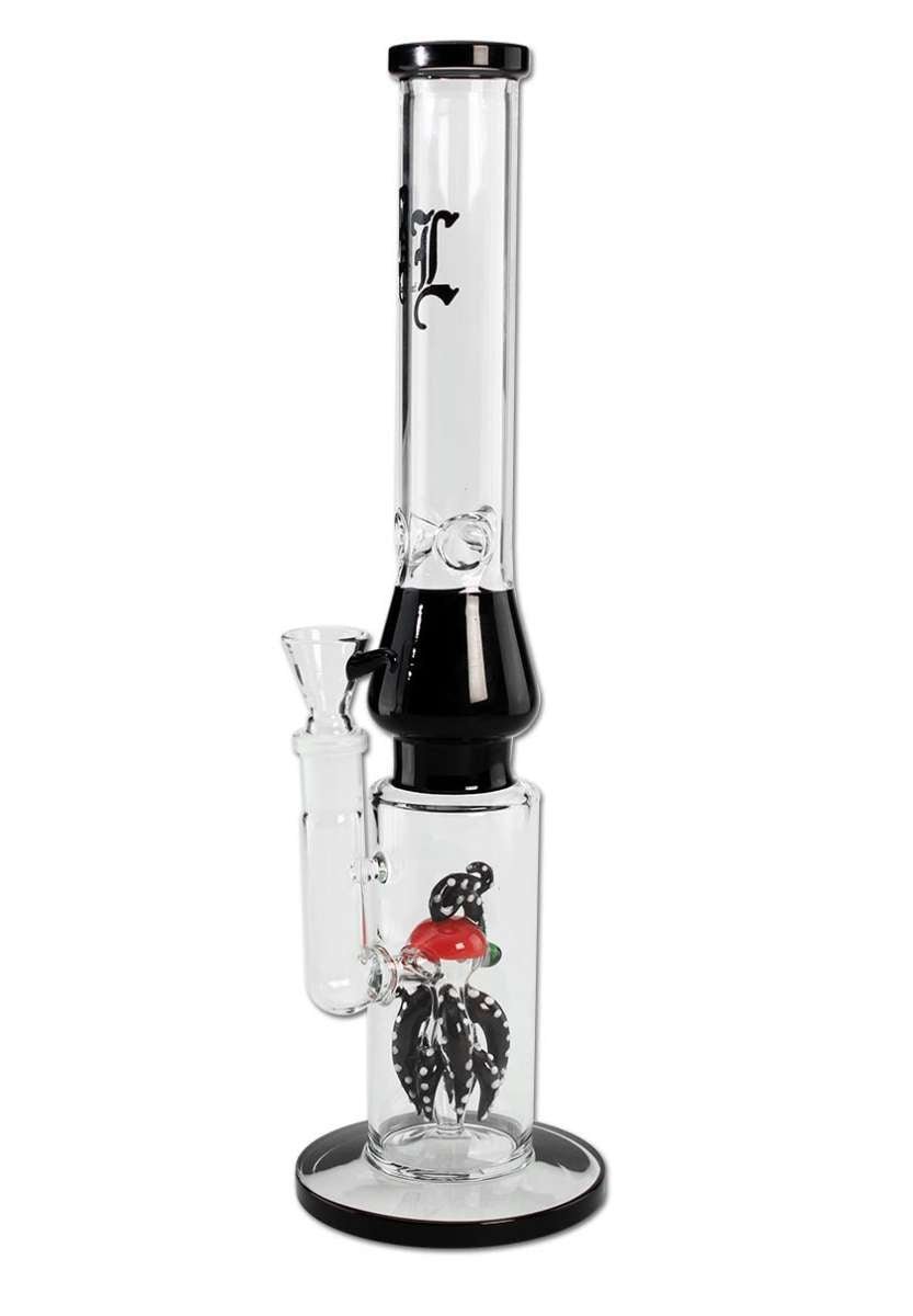 BL Octopus Glass Bong mustekala-perkolaattorilla
