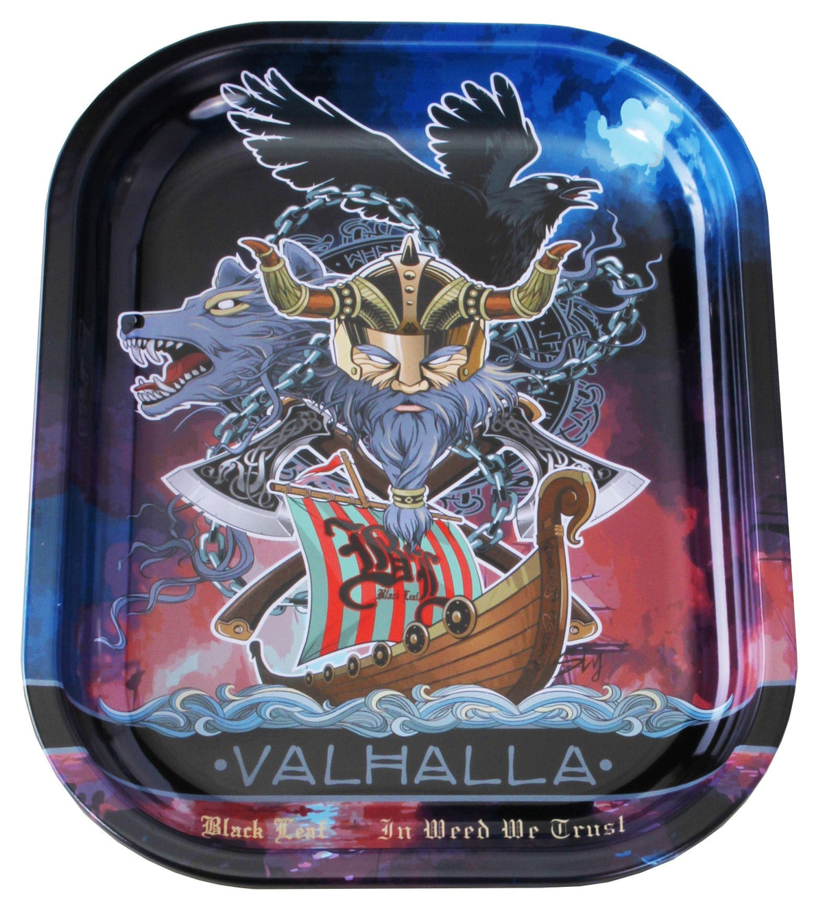 BL Valhalla Rolling Tray S metallinen väsäysalusta