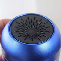 Kuva Black Leaf Aluminium Air Filter Pipe blue -piipusta, joka on tyylikäs ja moderni alumiinipiippu sinisellä viimeistelyllä ja sisäänrakennetulla ilmansuodattimella.