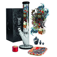 Black Leaf Boxed Bong RONIN + GEISHA lahjalaatikossa