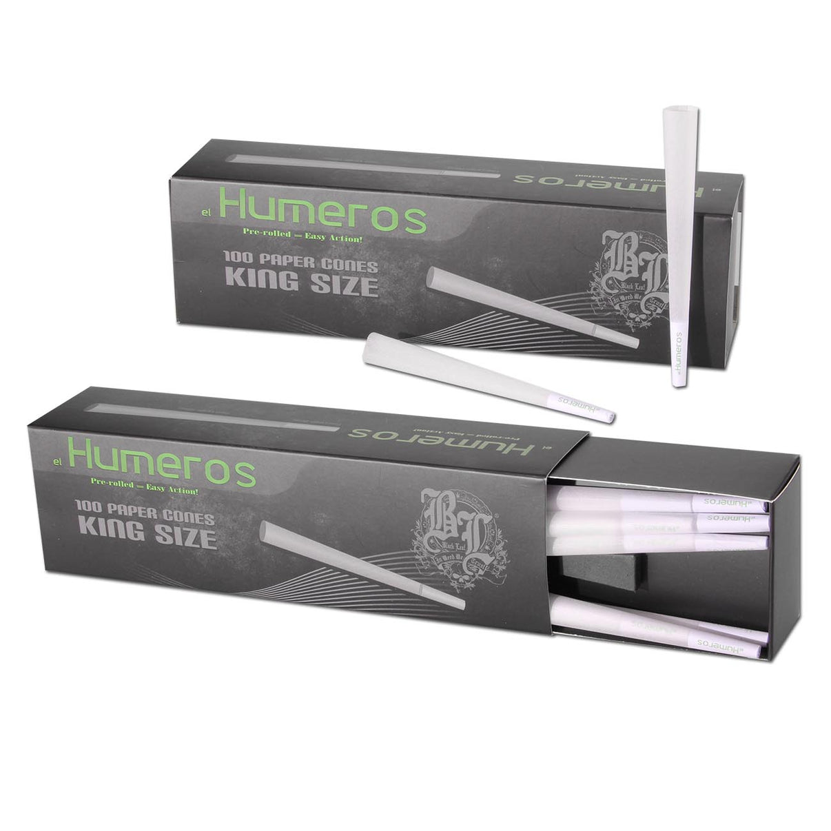 Black Leaf El Humeros Conical Tubes KS 100kpl pakkaus