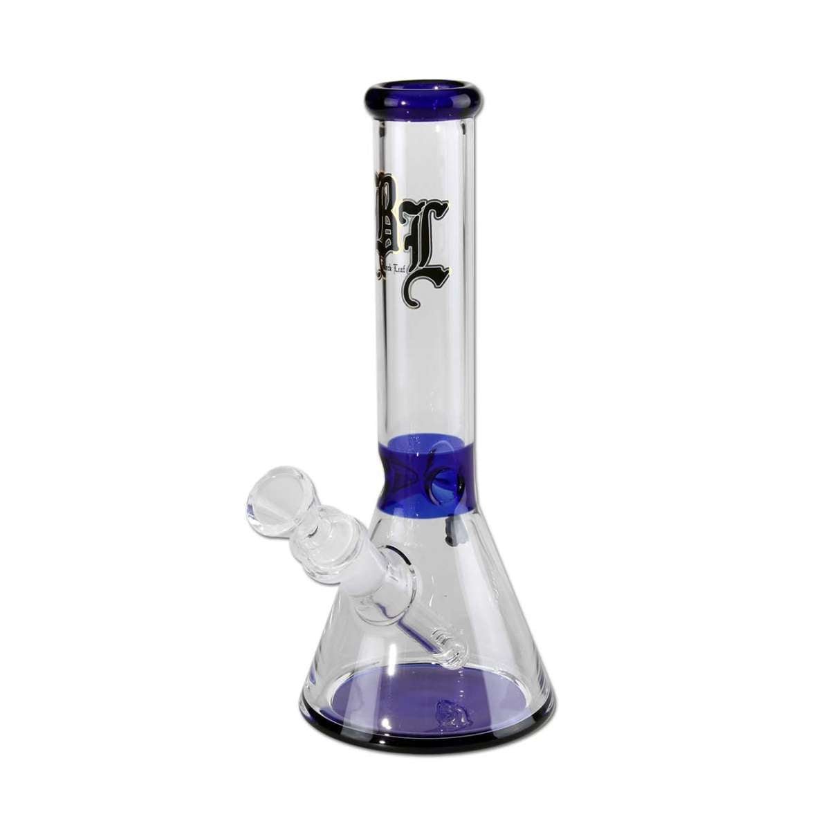 Black Leaf Flask Bongi Blue 23cm lasibongi