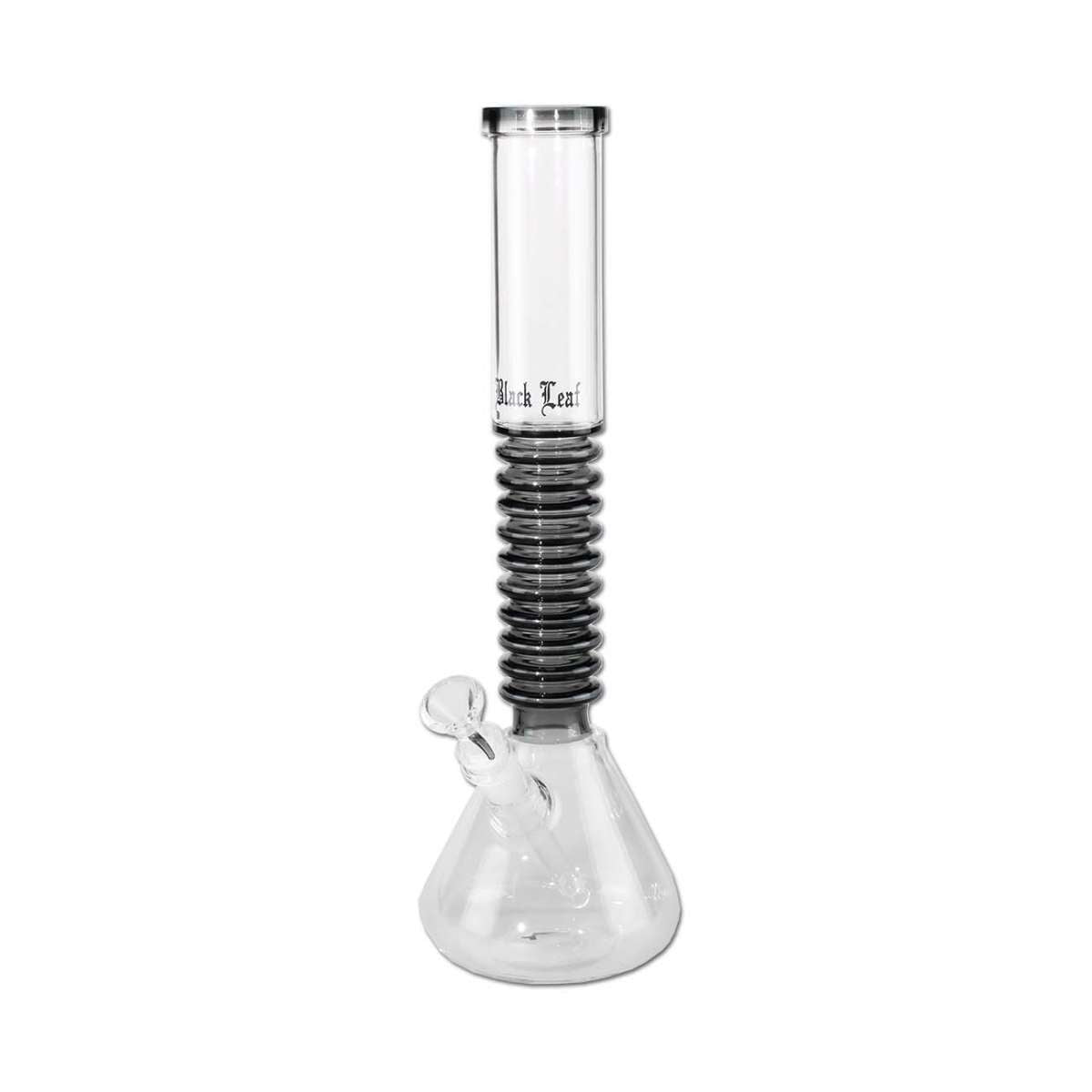 Black Leaf Flask Bong Rings Grey lasibongi