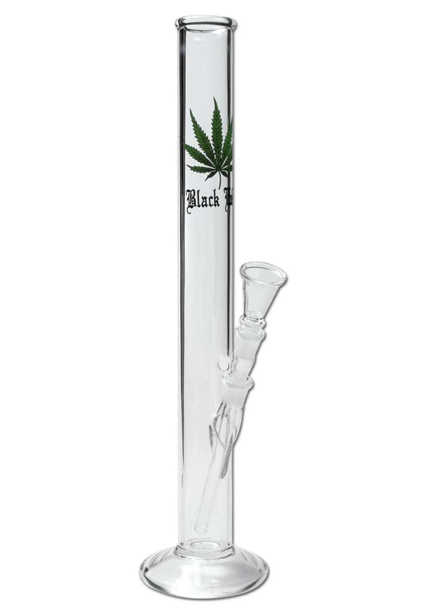 Black Leaf Glass Bong LEAF 60cm lasibongi jääpidikkeillä