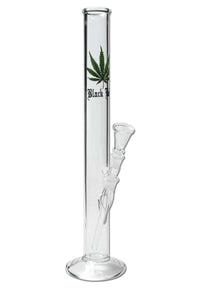 Black Leaf Glass Bong LEAF 60cm lasibongi jääpidikkeillä