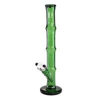 Black Leaf Glass Bong with Panda Bowl kokonaiskuva