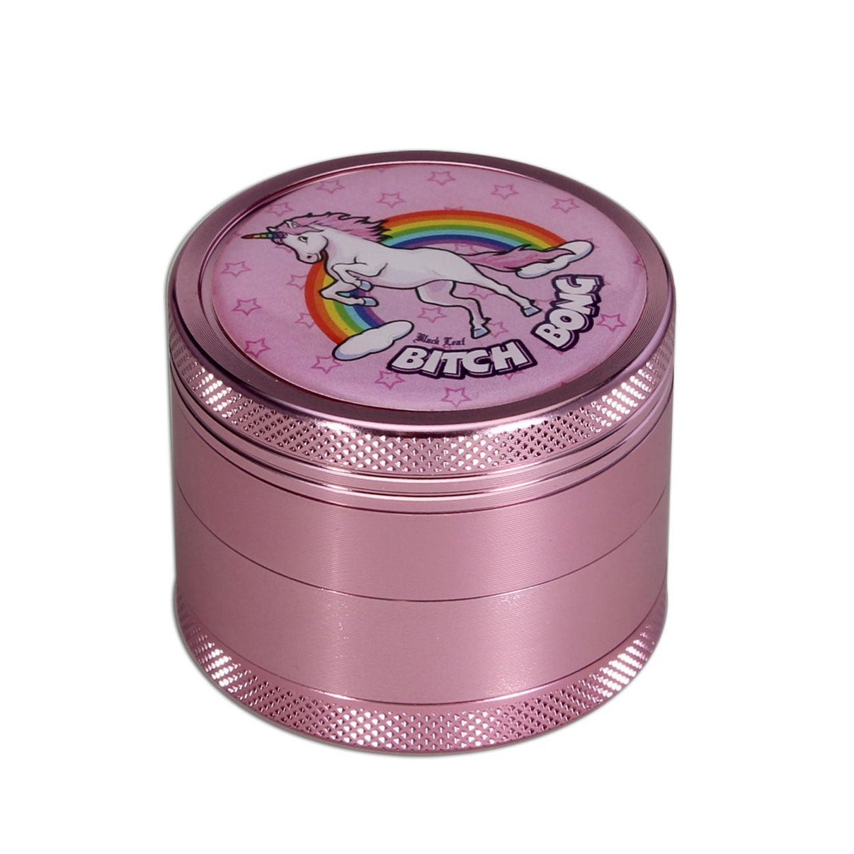 Black Leaf Grinder BITCH BONG 4-part PINK edestä