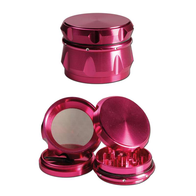 Black Leaf Crown Grinder 4-osainen musta keraaminen