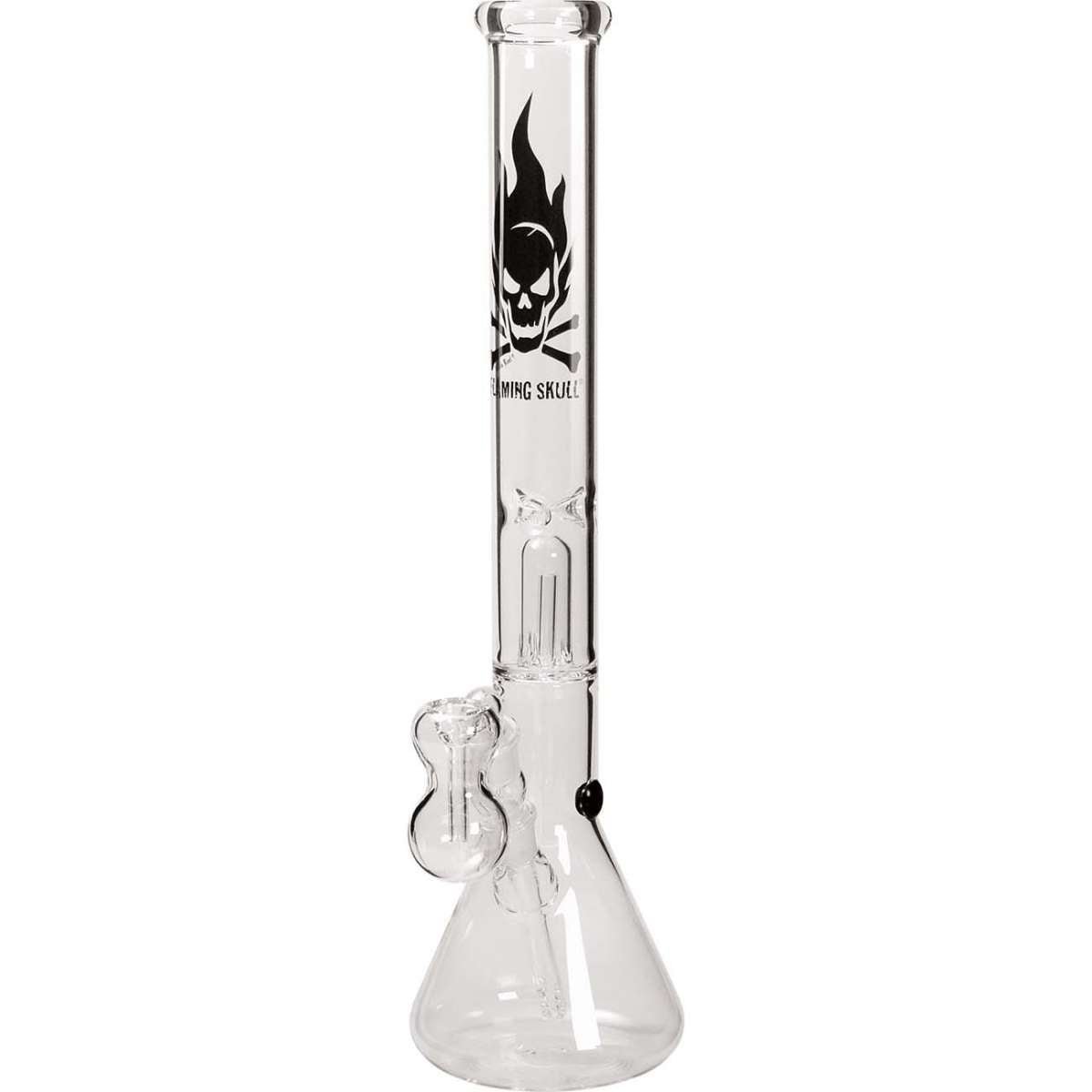 Black Leaf Ice Flaming Skull 50cm lasibongi