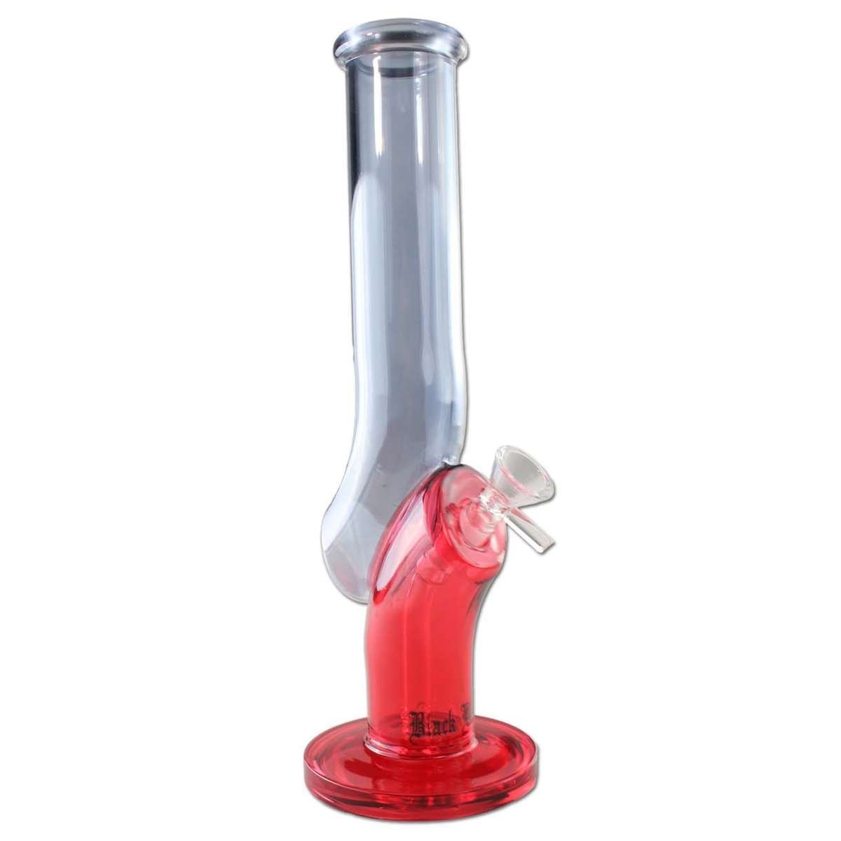 Black Leaf JL Glass Bong Red lasibongi