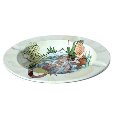 Black Leaf Metal Ash Tray HANUMAN metallinen tuhkakuppi