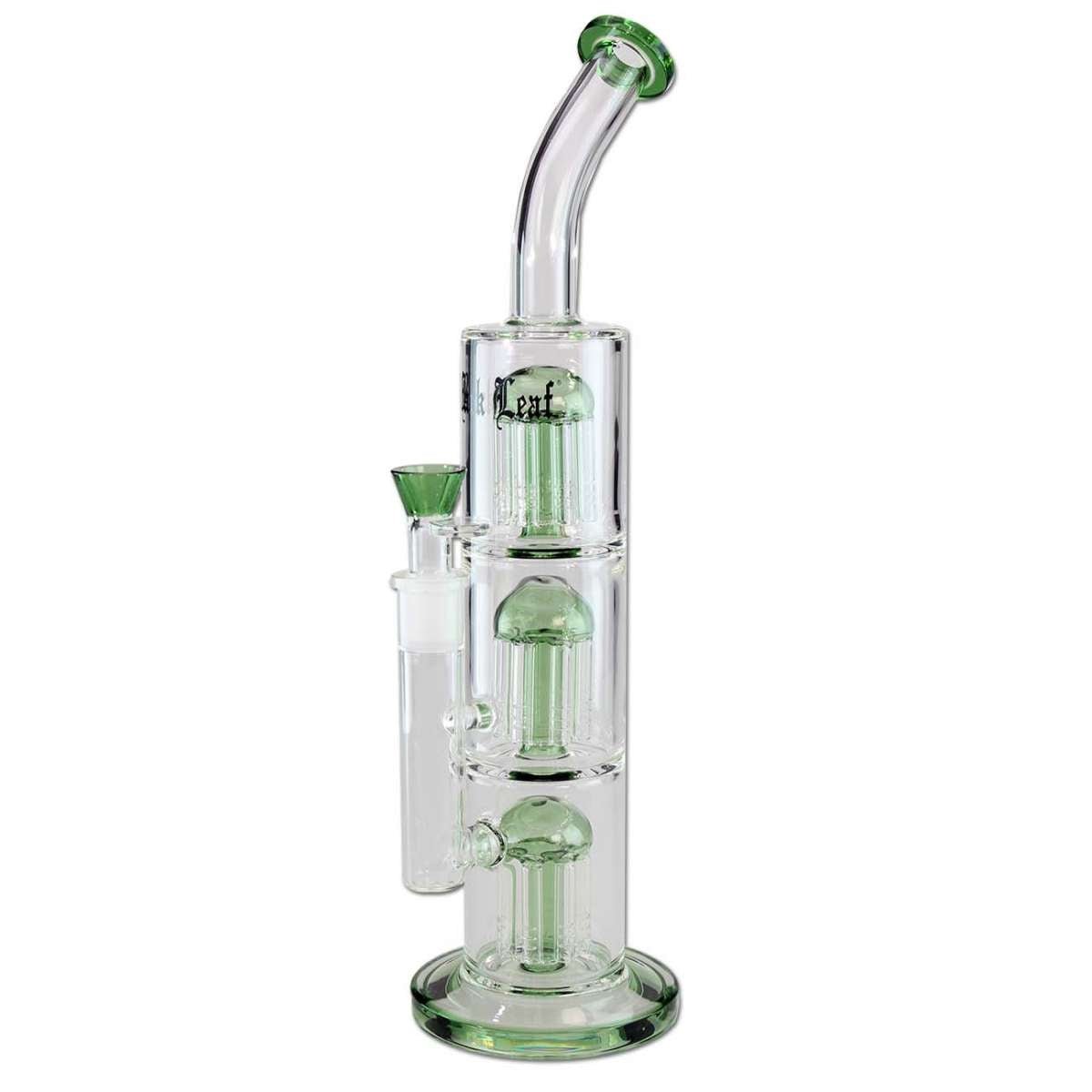 Black Leaf Percolator Bong 3x 8 - Arm Tree Perco Green kokonaiskuva