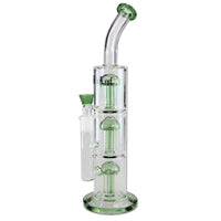 Black Leaf Percolator Bong 3x 8 - Arm Tree Perco Green kokonaiskuva