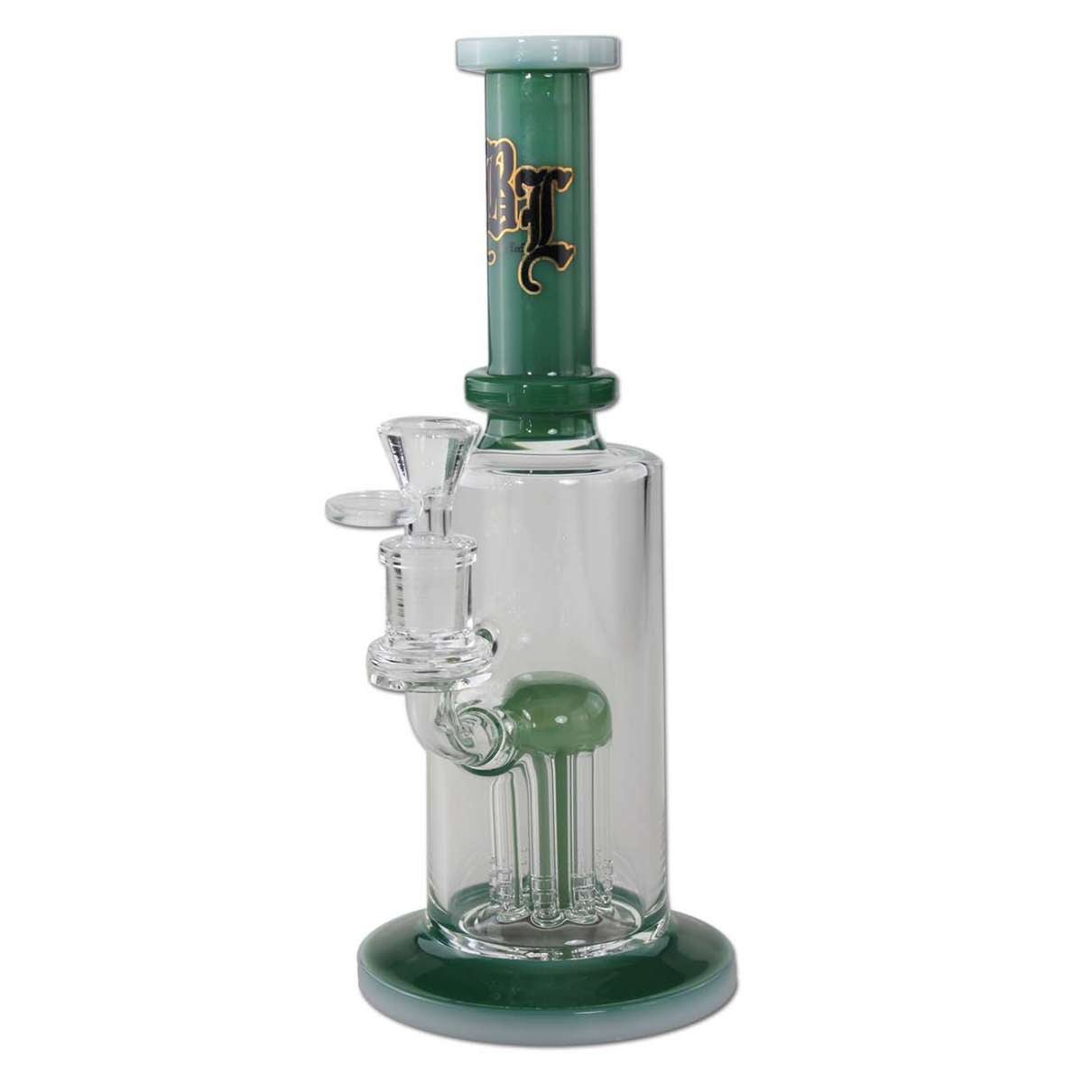 Black Leaf Percolator Bong green vihreä lasibongi
