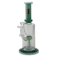 Black Leaf Percolator Bong green vihreä lasibongi