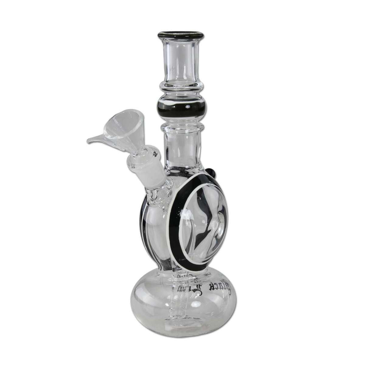 Black Leaf SCULPY Glass Bong Black mattamusta lasibongi