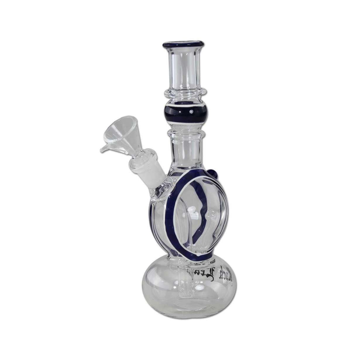Black Leaf SCULPY Glass Bong Blue edestä kuvattuna