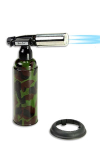 Black Leaf Torch Electronic Lighter Camouflage -sytkäri