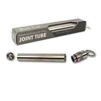 Black Leaf Stainless Steel Jointtube with Key Ring – Ruostumaton Terästuppi Avaimenperällä