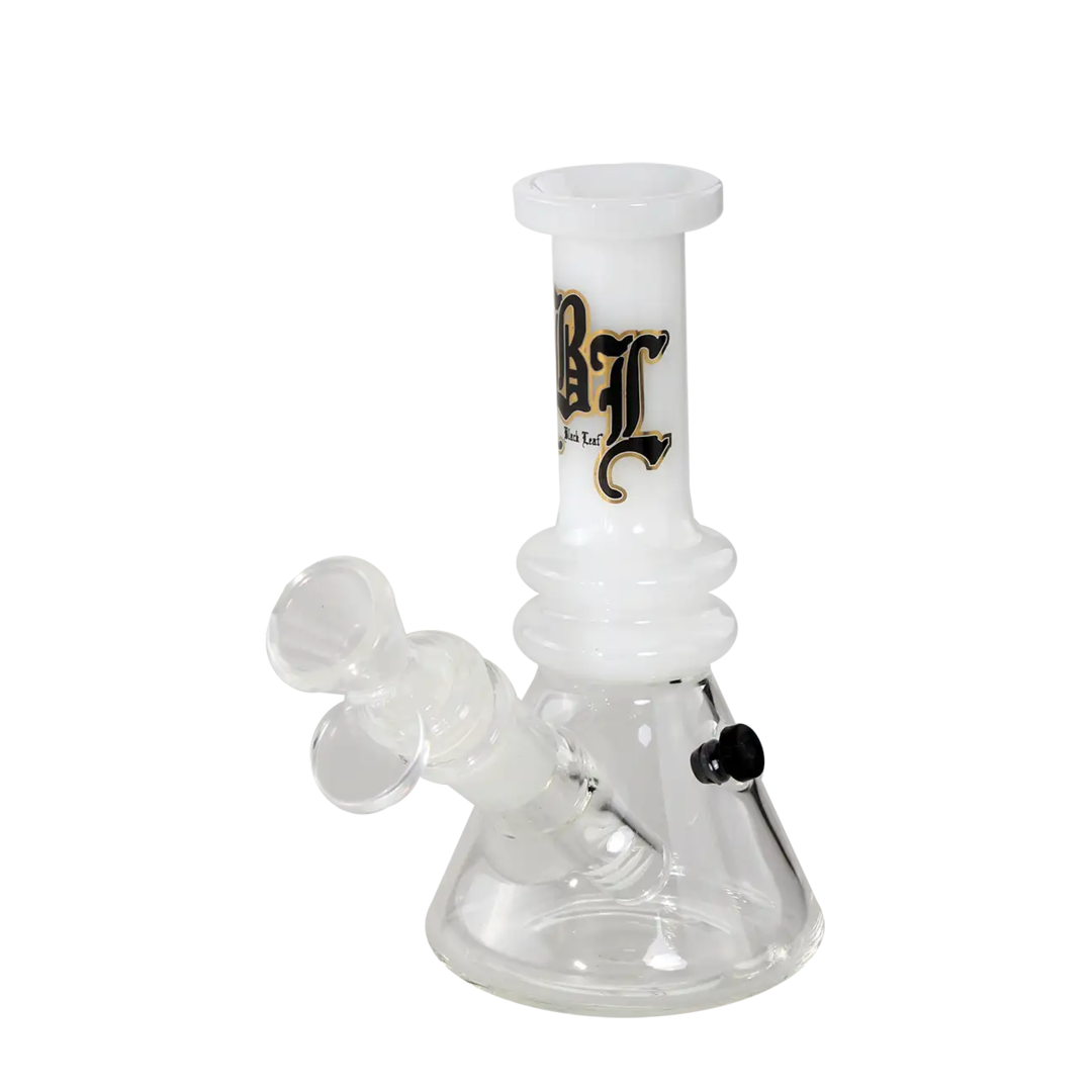 Black Leaf Mini Bubbler with Chillum Plug System lasinen mini bubbler vesipiippu 160mm - Kaninkolo verkkokauppa