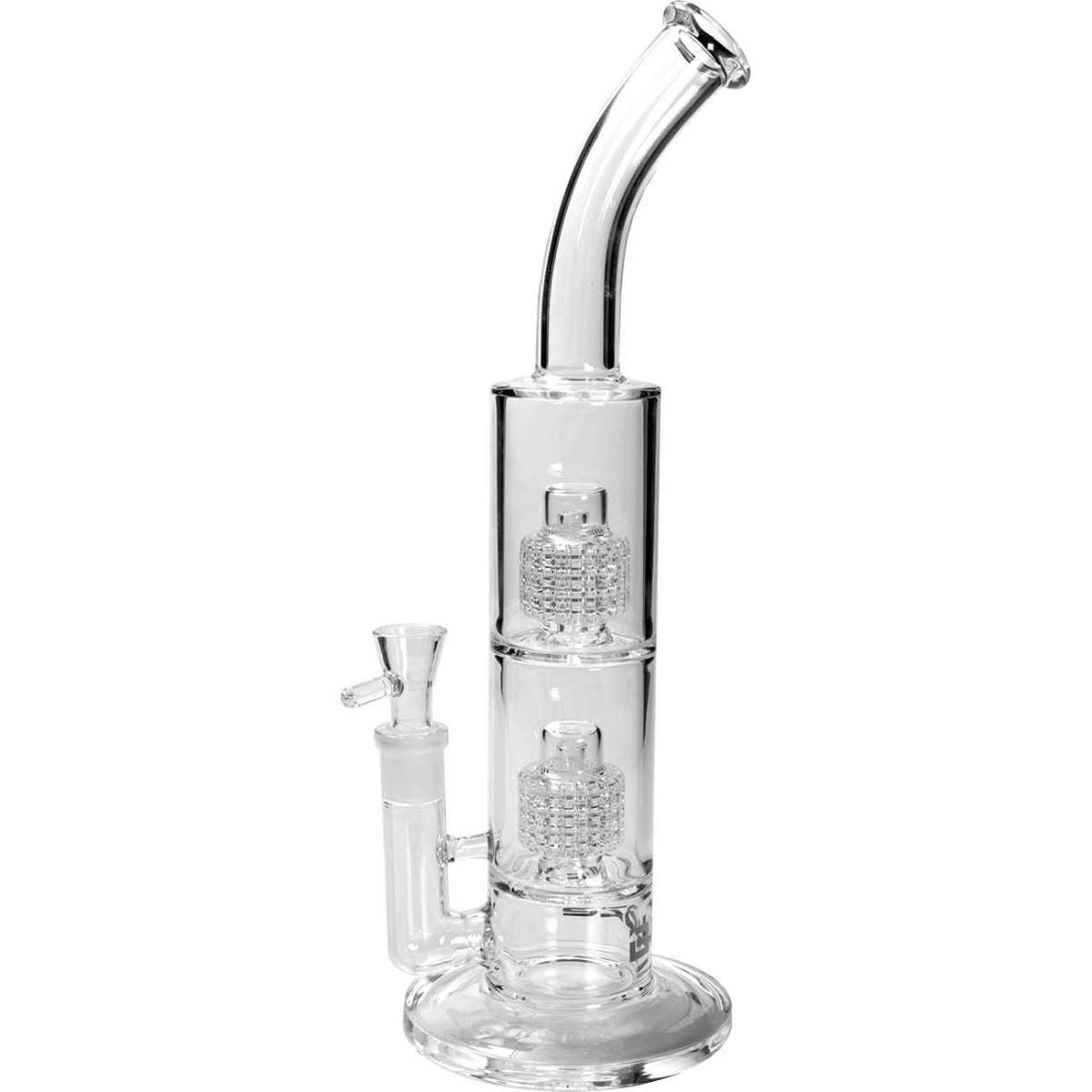BLAZE Glass Bong 2x Drum Percolator 40cm kokonaiskuva