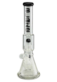 BLAZE GLASS Ice Bong Drum Percolator Black lasibongi