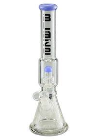 BLAZE GLASS Ice Bong Drum Percolator vaaleansininen