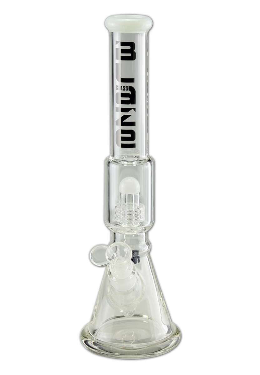BLAZE GLASS Ice Bong Drum Percolator valkoinen 45cm