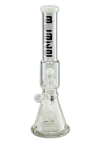 BLAZE GLASS Ice Bong Drum Percolator valkoinen 45cm