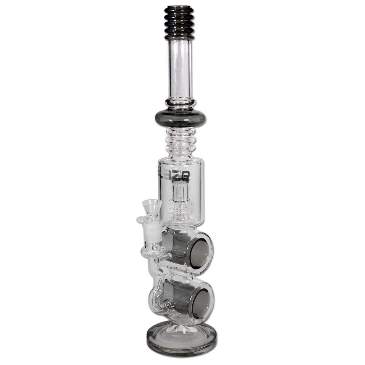 Blaze Glass Rachenkracher Bong Drum Percolaattorilla